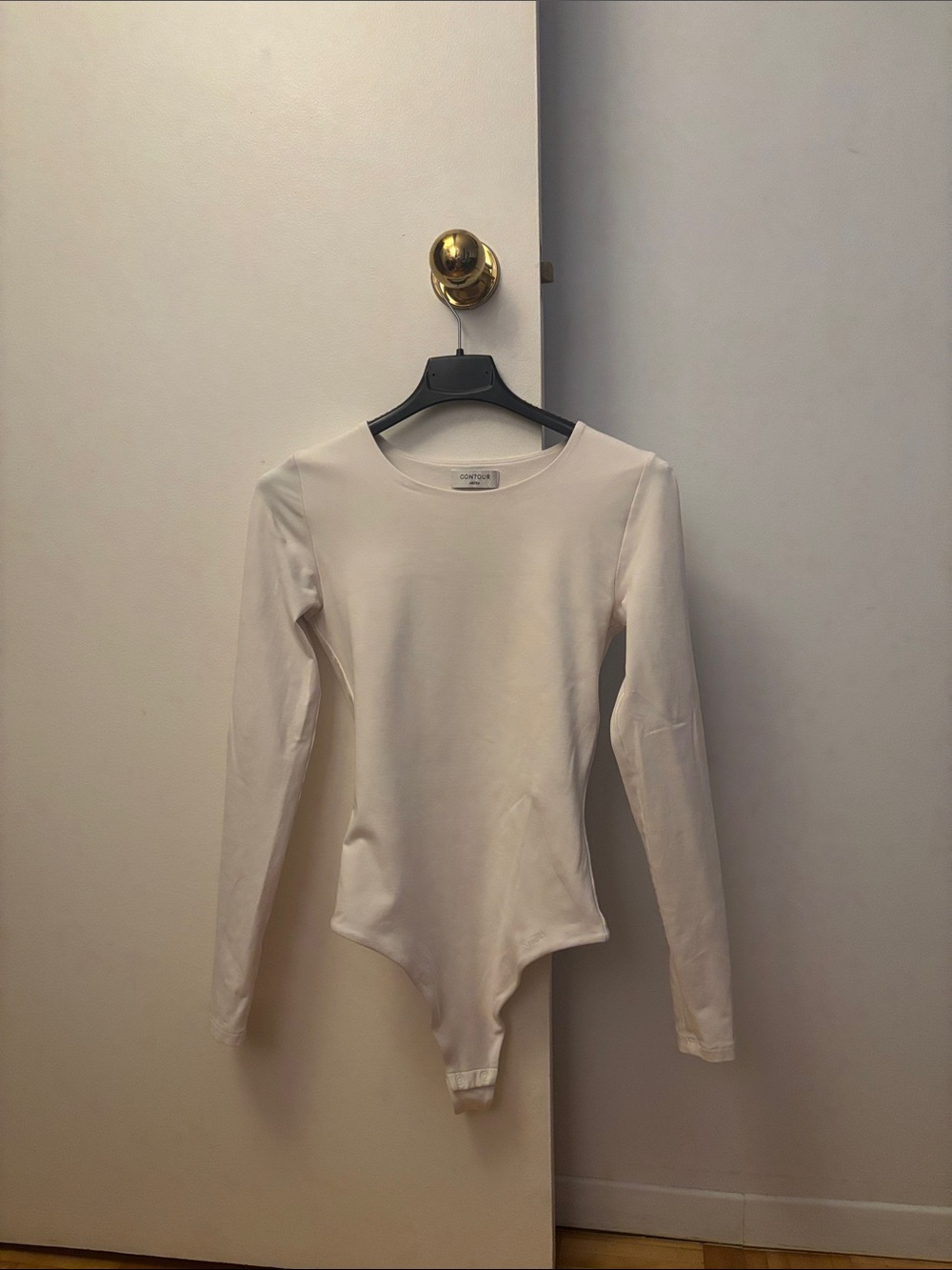 Aritzia Long-Sleeve White Bodysuit